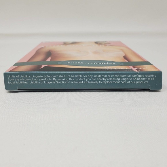 NEW Lingerie Solutions Adhesive Body Bra Backless Strapless Nude Cup Size C - Picture 6 of 7